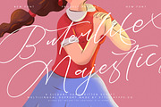 Buterlife Majestic Elegant Script, a Script Font by stylishtype.co (Thumbnail 1 of 20)