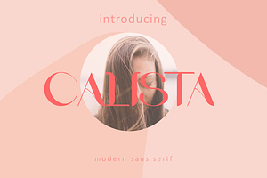 Calista Sans Font