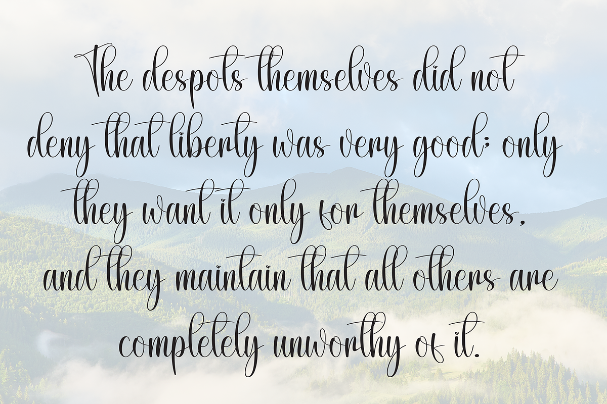 Believe | Script Font, a Handwritten Font by Scratchones (Photo 6 of 9)