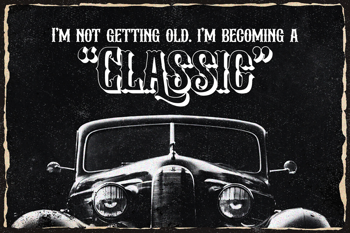 Albertson - Vintage Font, a Serif Font by Arterfak Project (Photo 5 of 13)