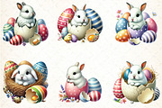 Cute Vintage Rabbit Watercolor, an Illustration by DreamCafeArt (Thumbnail 4 of 4)