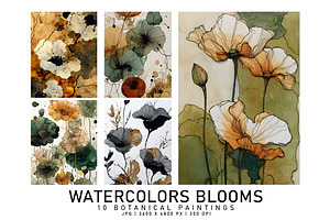 Watercolor Blooms