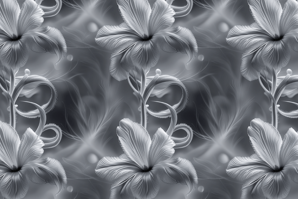 Monochrome - Floral Patterns, a Pattern Graphic by Art Sproot (Photo 5 of 8)