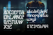 Xuneza - Futuristic Font, a Sans Serif Font by Dhabee (Thumbnail 2 of 7)