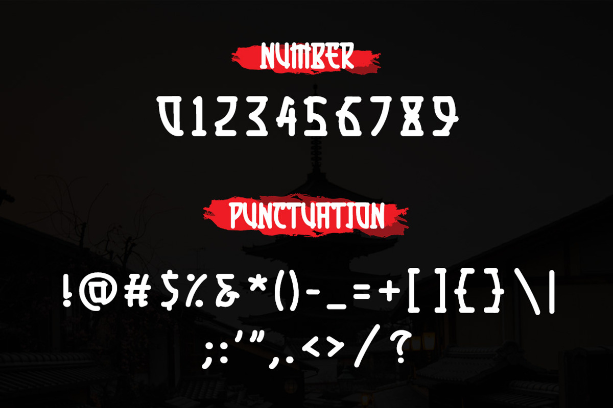 BYAKUGAN - Japanese Style Font, a Serif Font by ENATIVE (Photo 3 of 6)