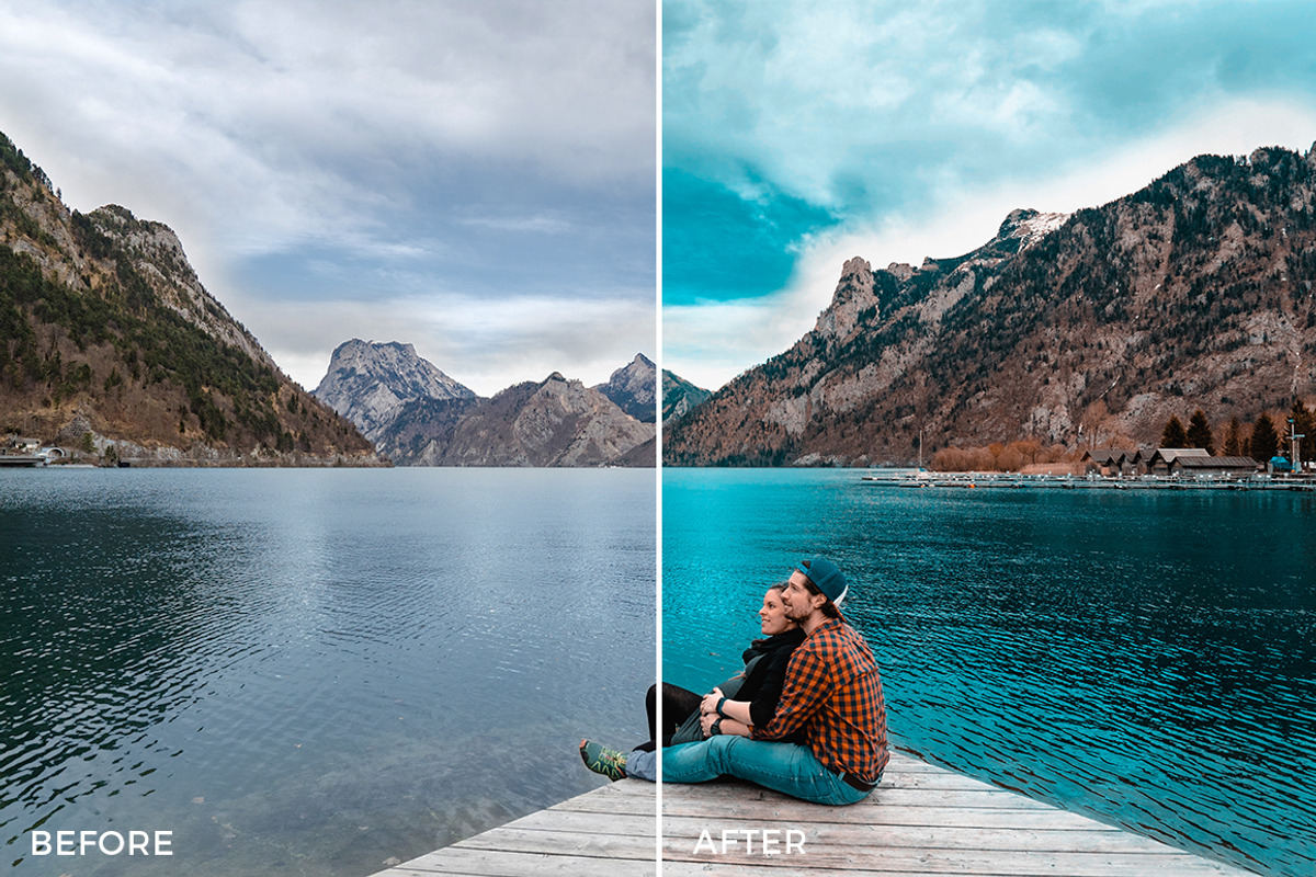 30 Orange and teal Lightroom Presets preview 2