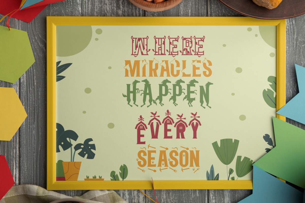 Nora Fields - Farmer Display Font, a Font by PutraCetol Studio (Photo 6 of 11)