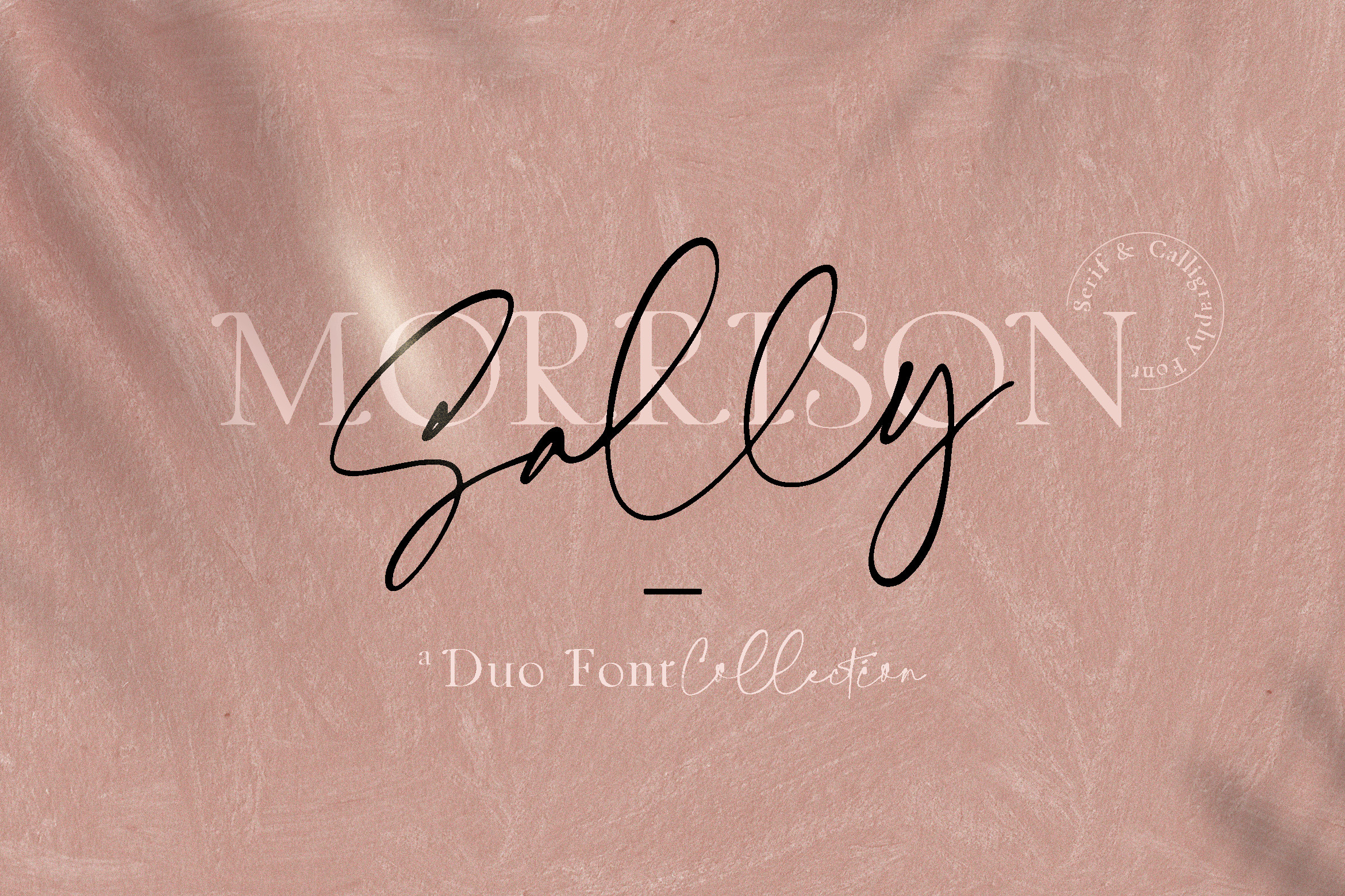 Sally Morrison Script & Serif by Bluerobindesignshop | Creative Market