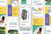 Modern Geometric Newsroom Instagram, a Social Media Template by peterdraw (Thumbnail 4 of 8)