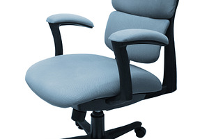 Office chair isolated, a Photo by saiko3p