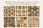 8 Cottagecore Stamp Seamless Pattern, a Pattern Graphic by Inknfolly (Thumbnail 2 of 5)