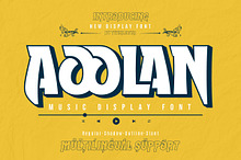 Aoolan - Music Display Font