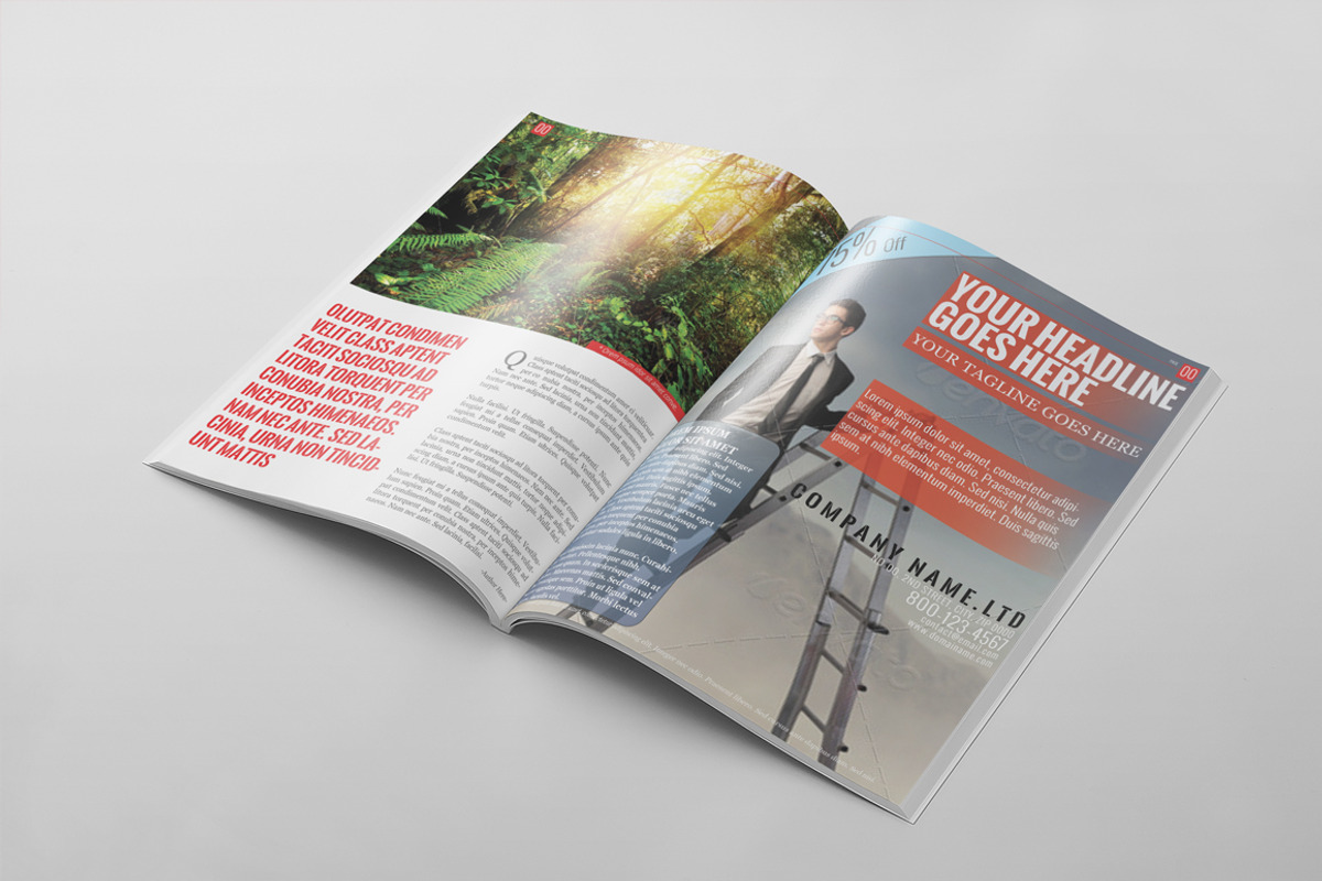 Magazine Template 19, a Magazine Template by pmvch (Photo 5 of 10)