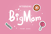Sale 40% OFF - BigMom Font Duo, a Script Font by FactoryType Studio (Thumbnail 1 of 5)