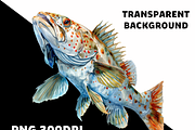 20 Watercolor Sea Animals PNG, an Animal Illustration by DesignBTF (Thumbnail 4 of 4)