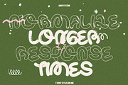 Curly Wurly | Retro Display Bubble, a Sans Serif Font by ana & yvy (Thumbnail 2 of 13)