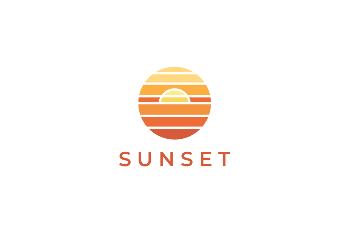 Sunset Logo Vector Illustration, a Branding & Logo Template by yopie