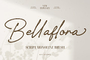 Bellaflora, a Script Font by din-studio.com (Thumbnail 1 of 11)
