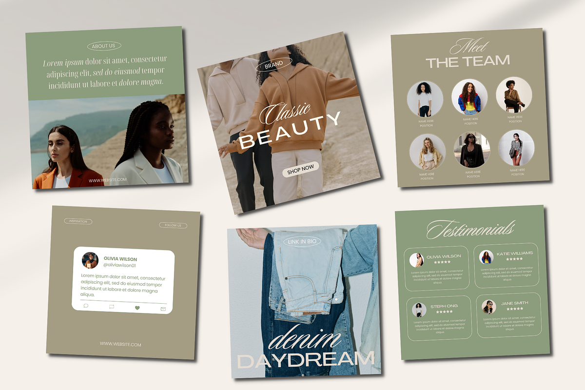 Asosa Fashion Social Media Template, a Social Media Template by Artfullyours (Photo 9 of 11)