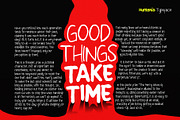 Humania - Handwriting Typeface, a Handwritten Font by HIRO.std (Thumbnail 3 of 11)