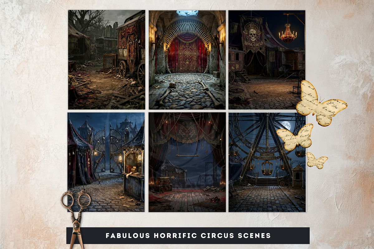 The Bone Circus Backdrops, a Background Graphic by ThatsDesignArt (Photo 9 of 13)