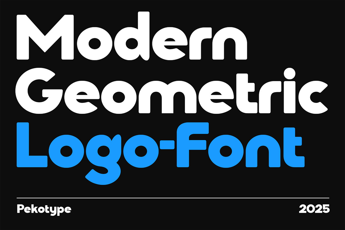 Folkra - Geometric Logo Font, a Sans Serif Font by Pekotype (Photo 2 of 15)