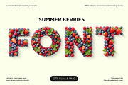 Summer Berries Font, a Sans Serif Font by Handmadefont (Thumbnail 1 of 17)