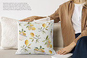 watercolor lemon seamless pattern, a Decorative Illustration by Pink Studio Art (Thumbnail 3 of 5)
