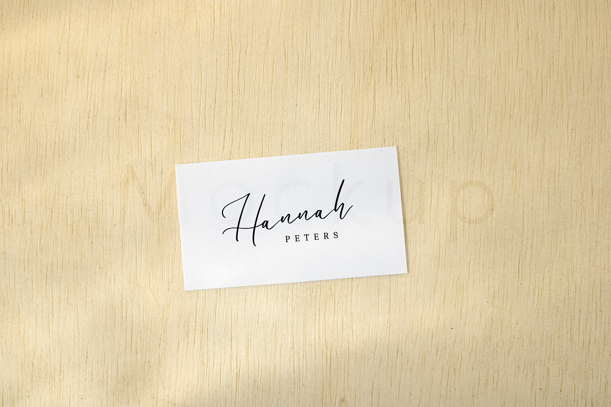 Simple 2x3.5 Table Name Card Mockup, a Print Template by ILLONA GRAPHICS (Photo 2 of 6)