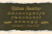 Krostenia - Monoline Script + Bonus, a Script Font by Letterhend Studio (Thumbnail 6 of 9)