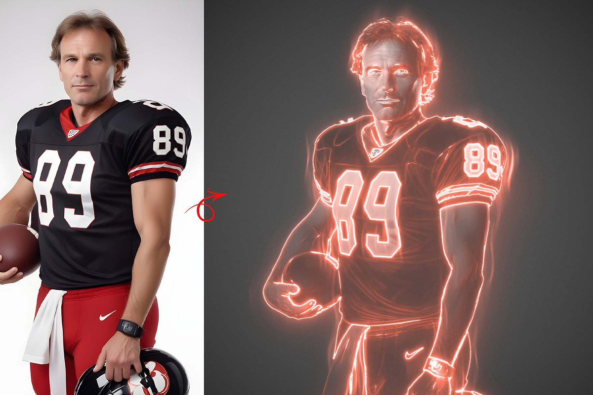 Neon Glow Photoshop Action, an Action Add-On by MRI STUDIO (Photo 7 of 12)