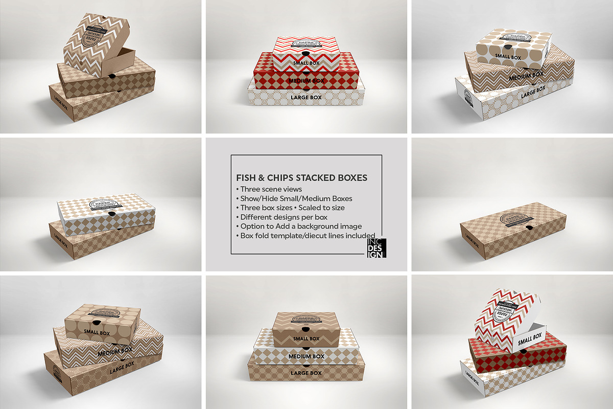 VOL.7 Food Box Packaging Mockups, a Cups & Container Mockup by INCDesign (Photo 11 of 21)