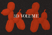Teddy Plush: 3D Procreate Brushes, a Brush Add-On by TheWhiteCatLab (Thumbnail 9 of 15)