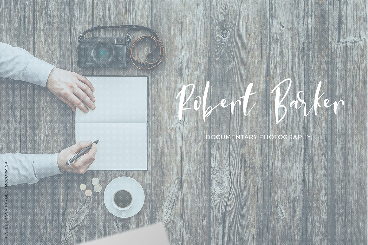 Resfeber Script, a Script Font by Beck McCormick (Photo 9 of 10)