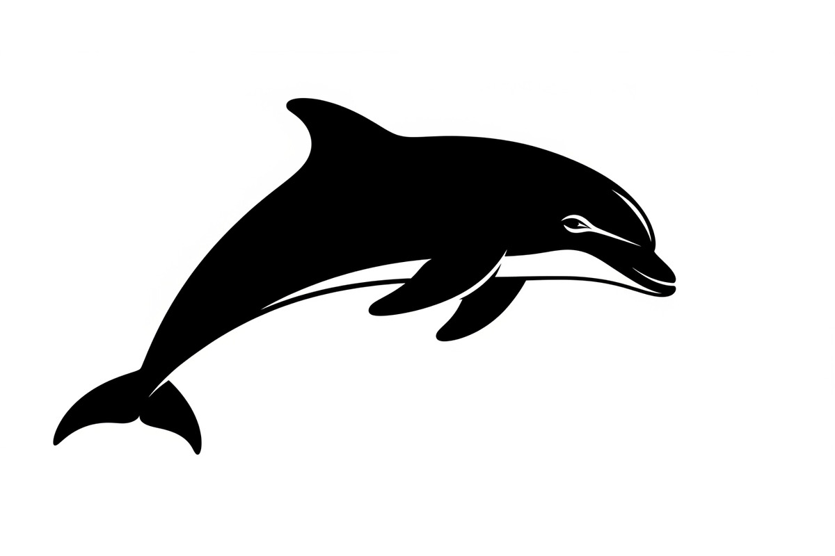 Dolphin Jumping Silhouette Vector, an Illustration by Designs_River (Photo 15 of 51)