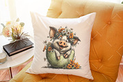 Whimsical Easter Animal Clipart, an Illustration by OK Design (Thumbnail 5 of 6)