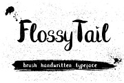 Flossy Tail brush handwritten font, a Script Font by naum_studio (Thumbnail 1 of 6)