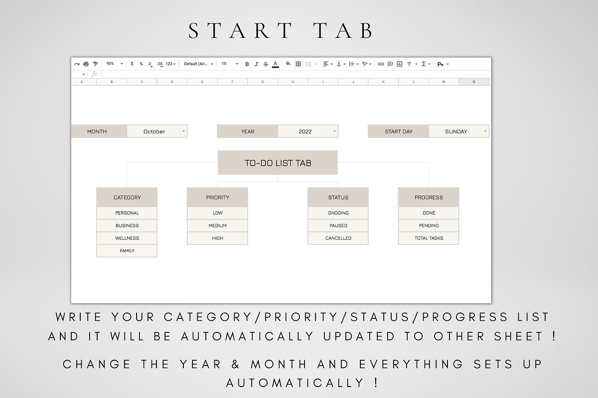 To-Do List & Calendar Template, a Templates & Theme by BRANDcontent (Photo 4 of 8)