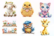 Vintage Knitted Plush Baby Animals, an Illustration by CreationArt (Thumbnail 2 of 9)