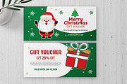 Christmas Gift Voucher Template, a Card Template by MightyDesign (Thumbnail 1 of 6)
