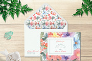 Floral Watercolor Wedding Suite, an Invitation Template by Love Design (Thumbnail 5 of 11)