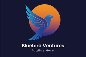 Bluebird Ventures Logo Template, a Branding & Logo Template by Walldecorated