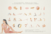 Yoga Aesthetic - Clipart Collection, a Graphic by Orca Design (Thumbnail 6 of 9)