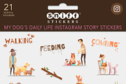 My Dog’s Life - Digital Sticker Set, an Illustration by Sniff Design Studio (Thumbnail 1 of 3)