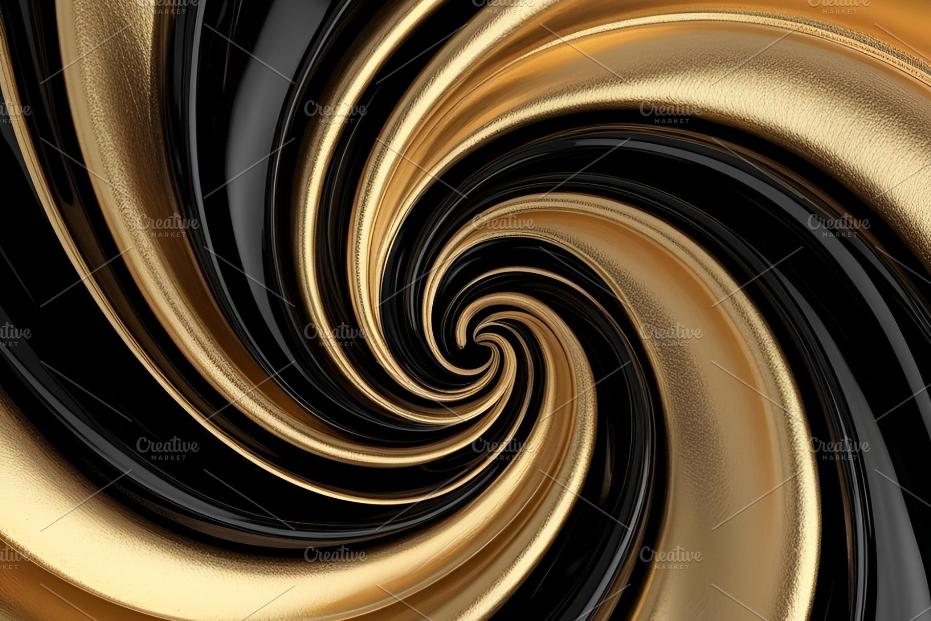 Gold wave circle abstract background, an Abstract Photo by ComfortQ