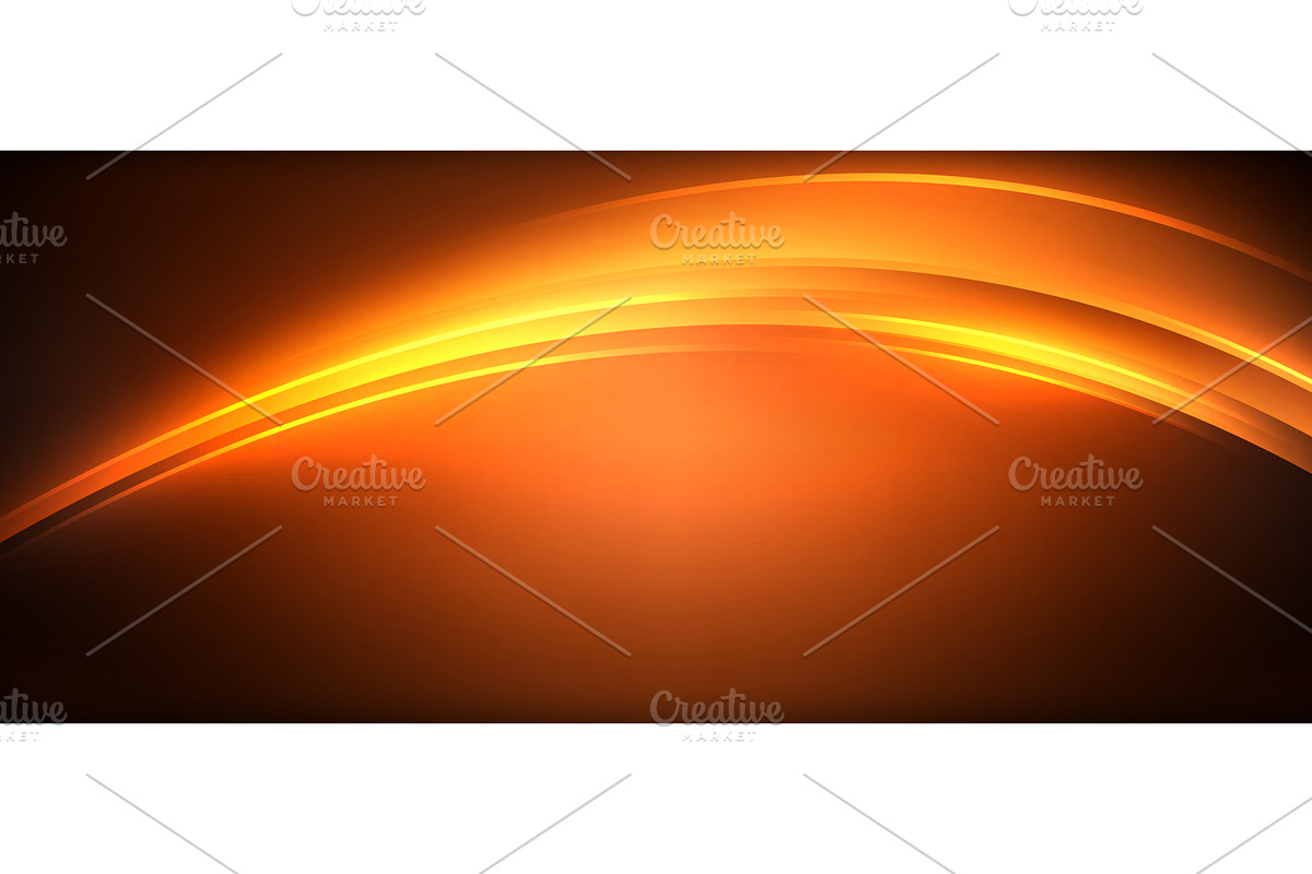 Neon glowing circle rays, light, an Illustration by antishock