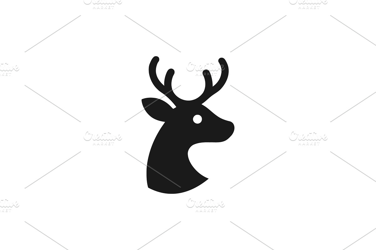 Deer Head Logo Collection, a Branding & Logo Template by Vectorium Studio (Photo 14 of 25)
