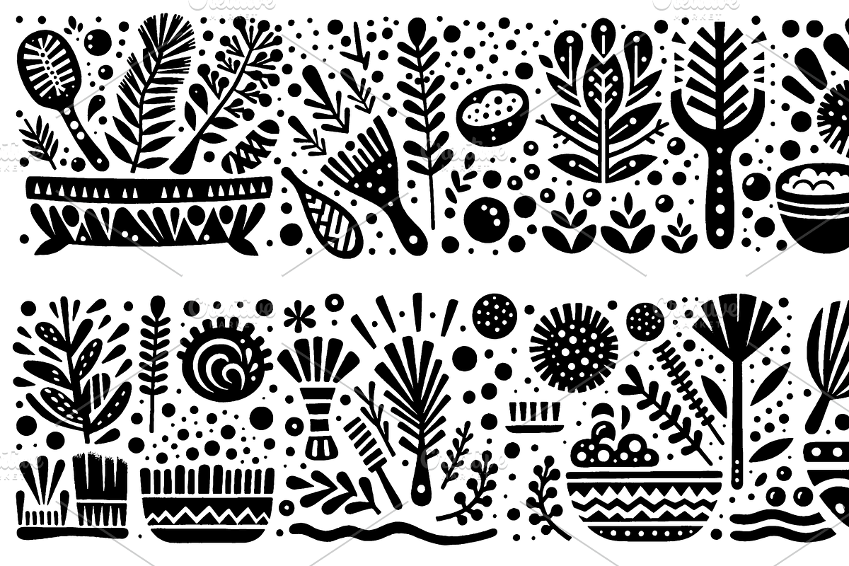 Vintage Gardening Folk Art, a Decorative Illustration by devastd (Photo 12 of 28)