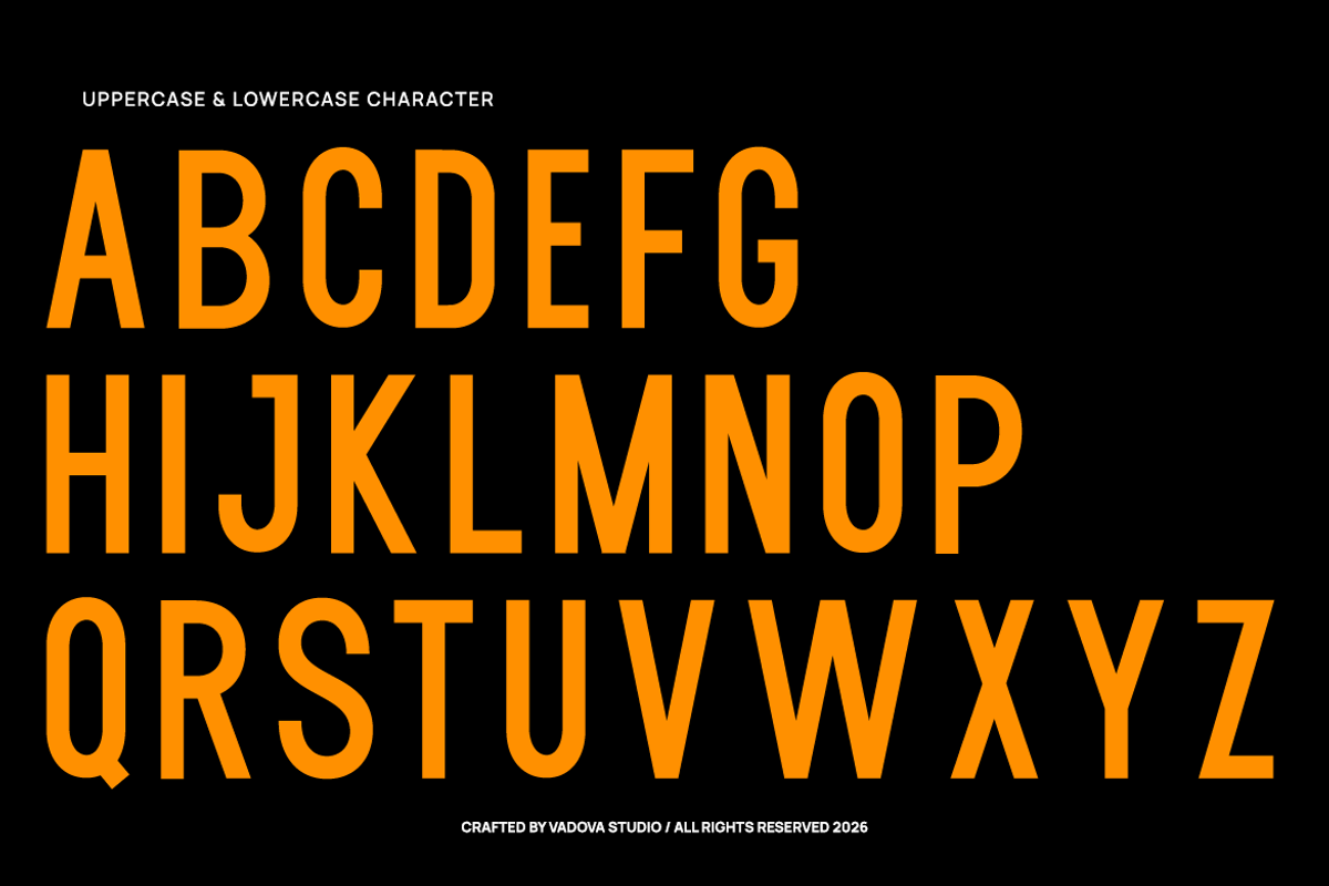 Morinite Modern Condensed Font, a Sans Serif Font by Vadovastd (Photo 2 of 9)
