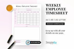 Time Tracking Worksheet